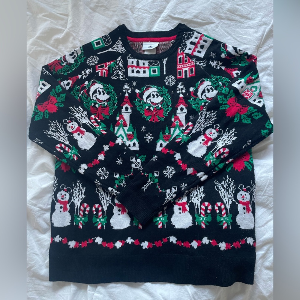 Disney Mickey Mouse Ugly Light Up Christmas Sweater (Small)